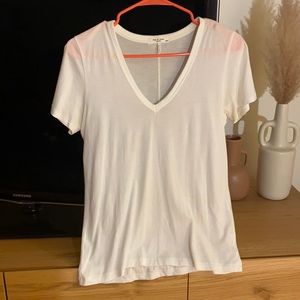 White Vince v neck tshirt